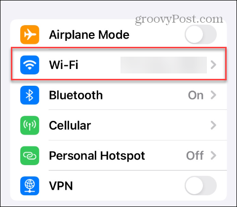 Zaboravite Wi-Fi mrežu na iPhoneu