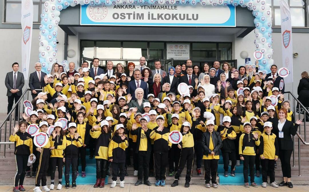 Emine Erdoğan posjetila je Osnovnu školu Ostim