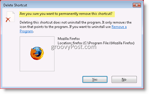 Kako onemogućiti dijaloški okvir za potvrdu brisanja za Windows 7, Vista i XP