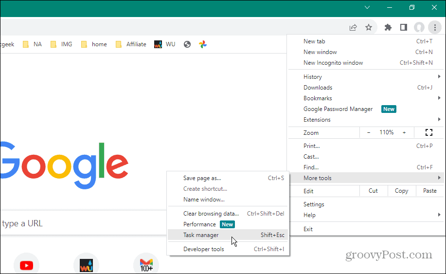 upravitelj zadataka chrome alata 