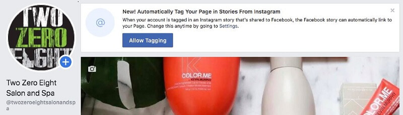 Facebook je predstavio novu značajku automatskog označavanja koja omogućava korisnicima i ostalim stranicama da označe stranice marke u svojim pričama.