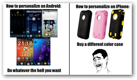 personalizirajte androidnu jabuku