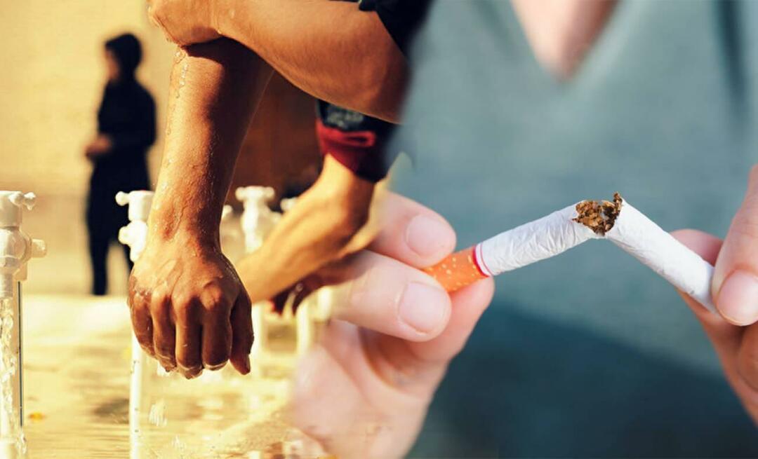 Da li abdest kvari ako pušiš? Razbija li pušenje wudu?