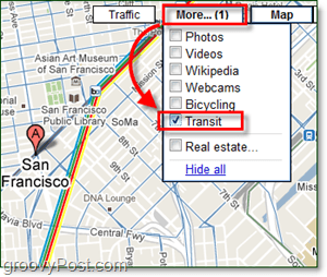 kako omogućiti google karte za tranzit