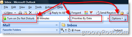 Konfiguracija prioriteta Microsoftove e-pošte: groovyPost.com