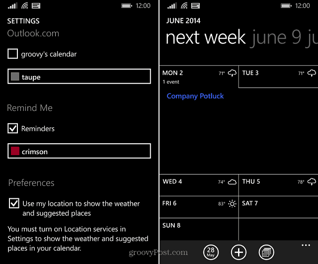 Windows Phone 8.1 Savjet: Prikaz vremena izravno u kalendaru