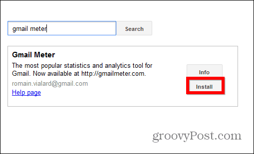 Skripta za instalaciju Gmail Meter-a