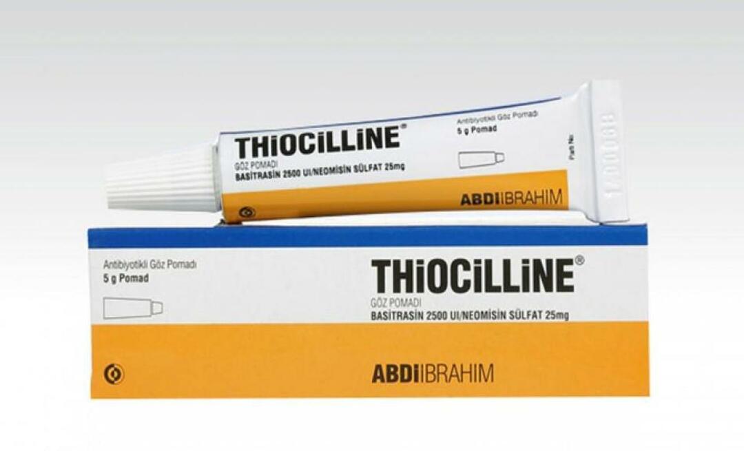 Što je Thiocillin, čemu služi, čemu služi? Thiocilline krema 2023 cijena