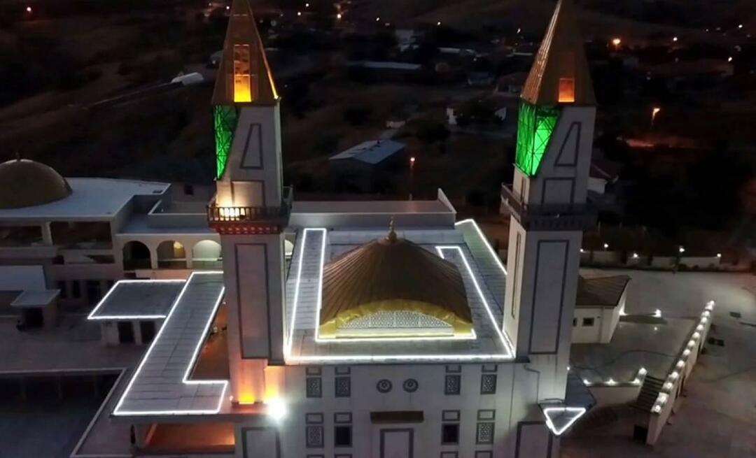 Džamija u Kırıkkaleu, gdje se riječ Allah može vidjeti iz ptičje perspektive, je završena.