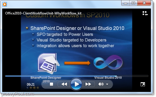 Video vodič za ClientWorkFlow o razvoju Microsoftovog ureda / sharepoint 2010