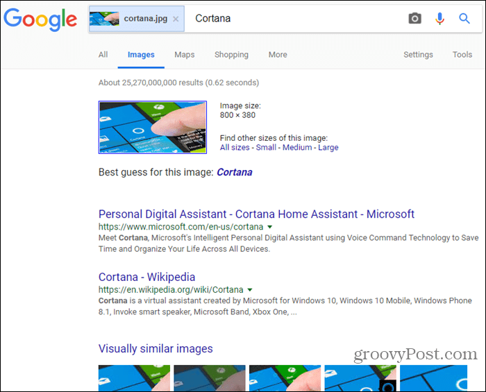 Rezultati pretraživanja slika na Googleu