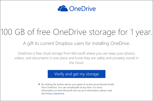100 GB besplatnog pohrane OneDrive na dvije godine (ažurirano)