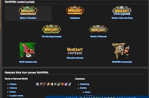 wiki world of warcraft
