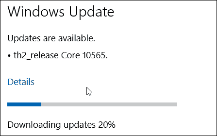 Windows 10, graditi 10565