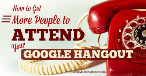 ljudi koji će prisustvovati vašem google hangoutu