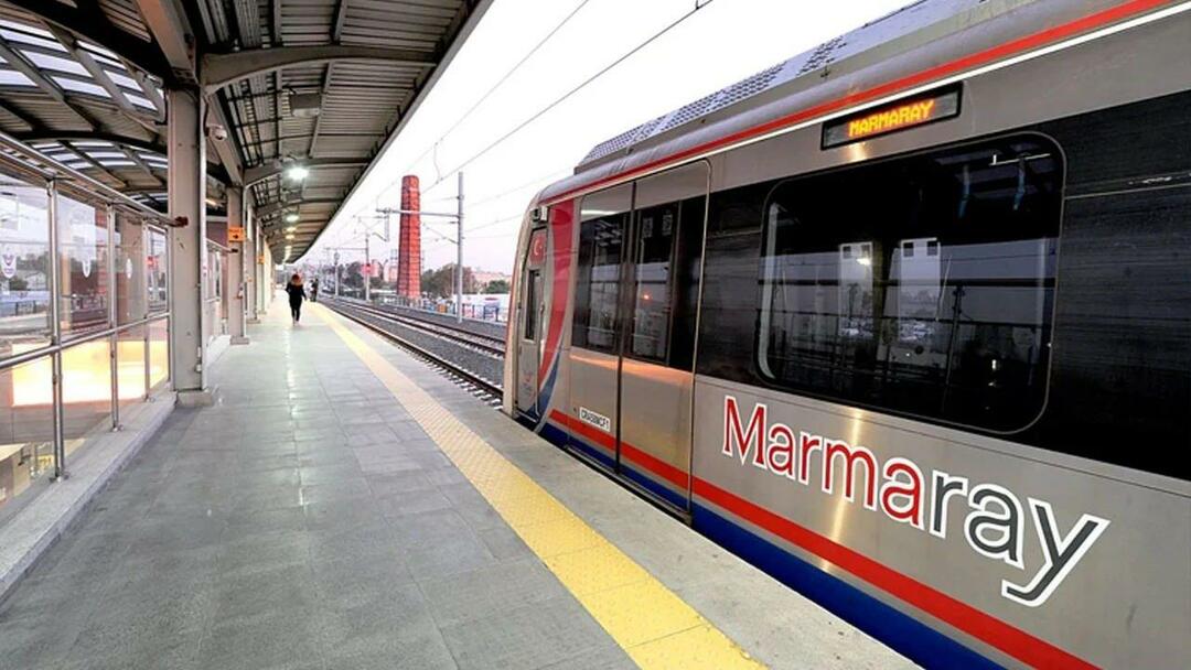 Pojedinosti o vremenu putovanja u Marmarayu