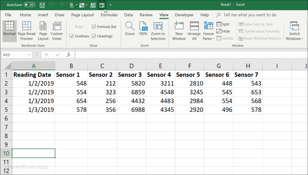 Kako stvoriti obrazac za unos podataka u Excelu