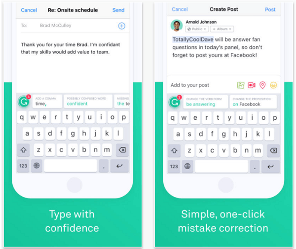 Instalirajte aplikaciju Grammarly Keyboard da biste provjeravali pravopis i gramatiku svojih postova na mobitelu.