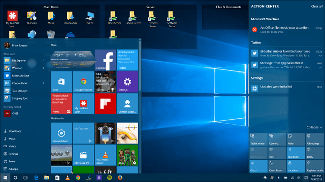 Kako izraditi sigurnosnu kopiju izgleda izbornika Windows 10