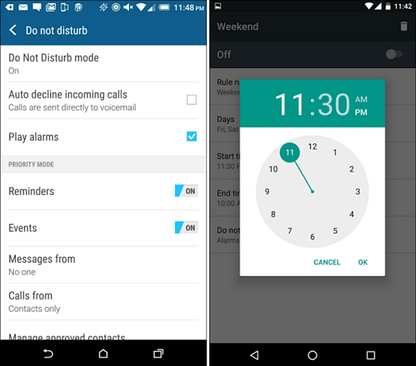 Android Savjet: Uključite i raspored ne uznemirujte