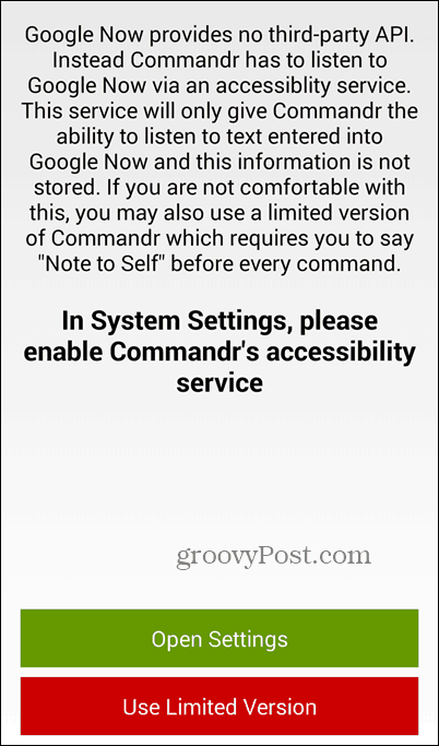 Upotrijebite Google Now i Commandr za uključivanje i isključivanje značajki