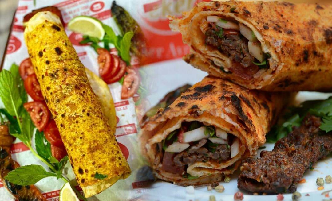 Kako napraviti poznati Hatayev Harbiye Kebab? Što je Harbiye Wrap?