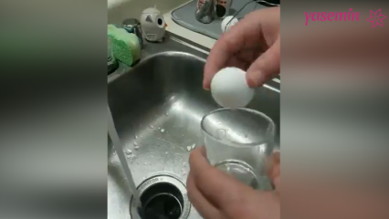 Uz takvu tehniku ​​kuhao je kuhano jaje.