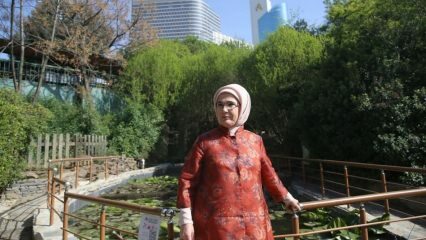 Prva dama Nezahat Gökyiğit u Botaničkom vrtu!