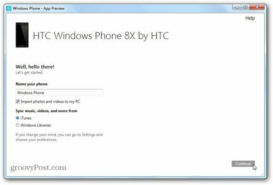 aplikacija za Windows Phone 8 Windows Phone aplikacija za desktop prvo ime telefona odlučiti što treba sinkronizirati