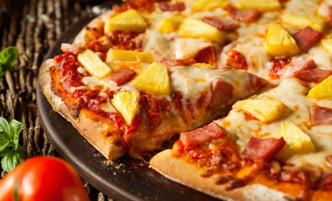 Kako napraviti pizzu od ananasa U kojoj je zemlji otkrivena pizza s ananasom?