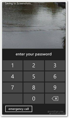 Windows Phone 8 prilagodite zaključani zaslon s lozinkom