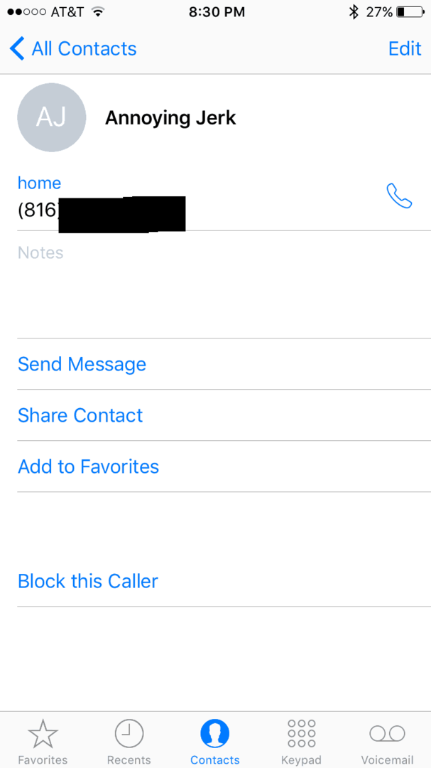 Blokiraj iPhone pozive 