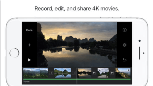 Kratke videozapise možete uređivati ​​pomoću osnovnog softvera, poput iMovie.