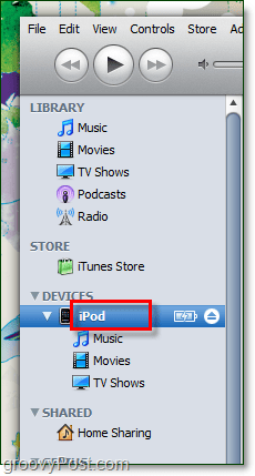otvorite iTunes i dvaput kliknite trenutačni naziv svog uređaja