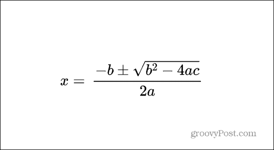 Google prezentacije umetnute jednadžbu