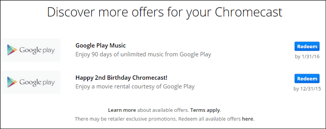 Vlasnici Google Chromecast-a dobivaju besplatni najam filma za njegov drugi rođendan