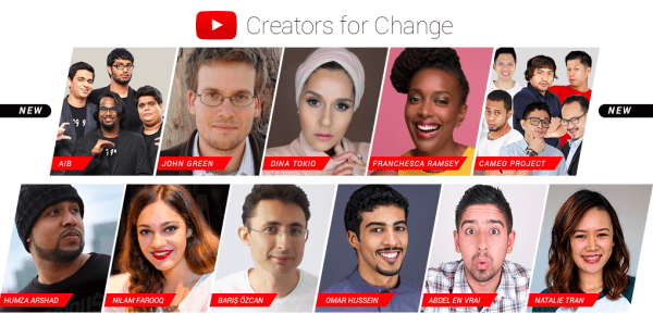YouTube predstavlja nove ambasadore i resurse programa Creators for Change.