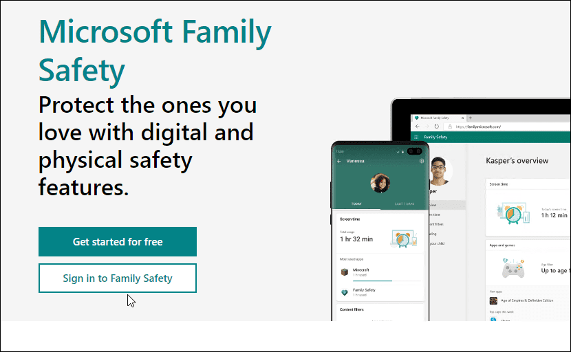 Microsoftova obiteljska sigurnost