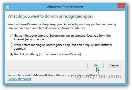 Podešavanje SmartScreen-a