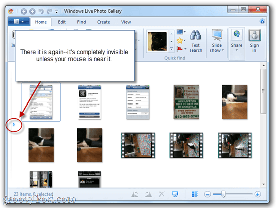 Kako prikazati / sakriti navigacijsko okno u Windows Live Photo Gallery 2011