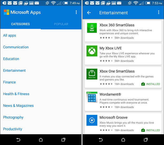 Kako lako pronaći svoj Microsoft Apps za Android