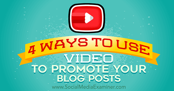 promovirati blog s videom