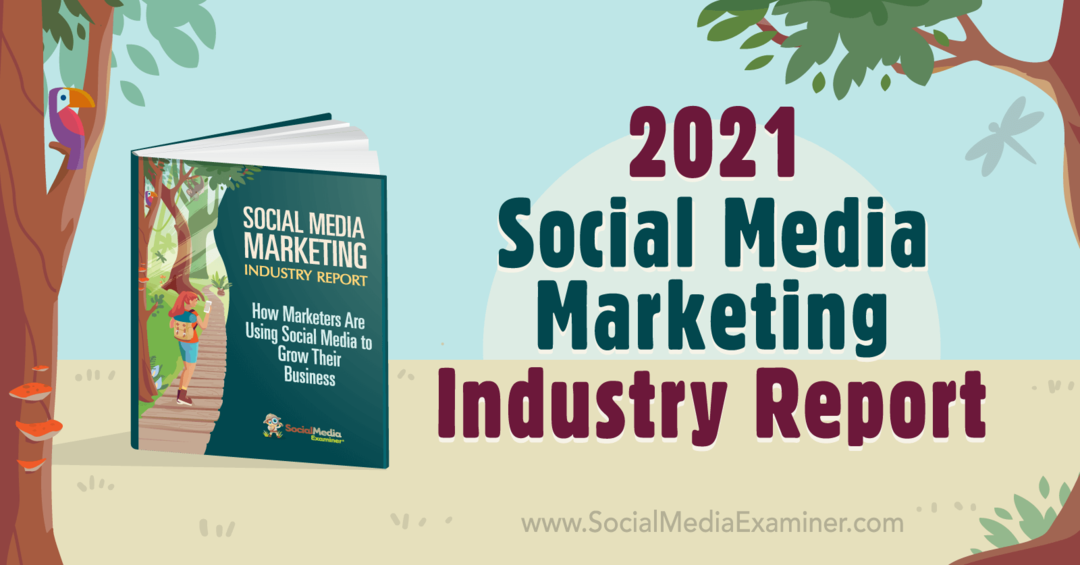 Izvješće o industriji marketinga društvenih medija iz 2021. godine, Michael Stelzner, na ispitivaču društvenih medija.