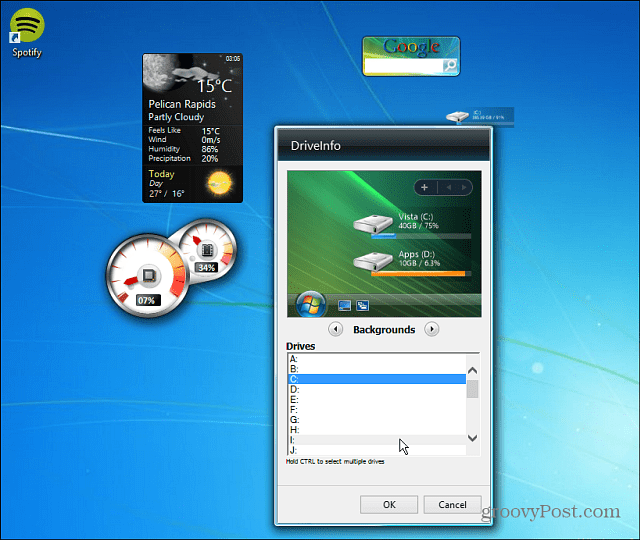 Kako dodati gadgete na radnu površinu natrag na sustav Windows 8