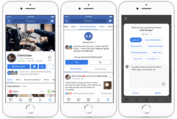 Facebook je na svojoj platformi redizajnirao stranice više od 80 milijuna tvrtki kako bi ljudima olakšao interakciju s lokalnim tvrtkama i pronalazak onoga što im je najpotrebnije.