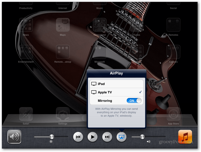 AirPlay zrcaljenje