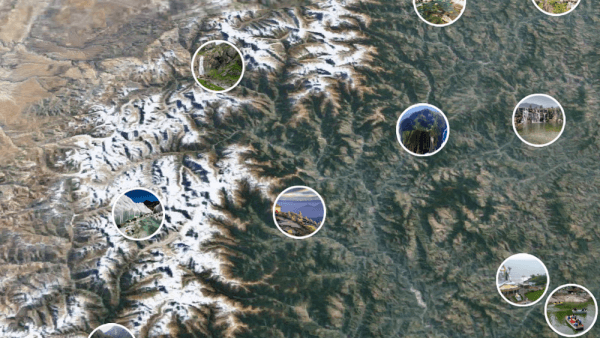 Google poziva korisnike da istražuju globalnu mapu fotografija s mnoštvom fotografija u programu Google Earth na radnoj površini ili mobilnom uređaju.