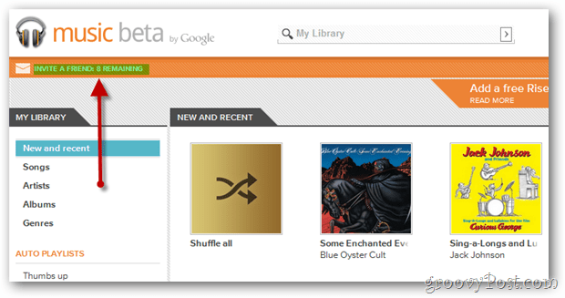 Google Music Pozovite nit donacije