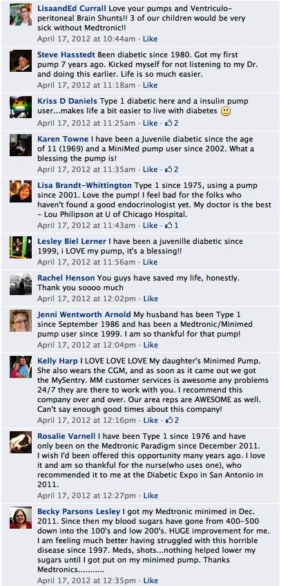 medtronic diabetes prvi facebook komentar priče