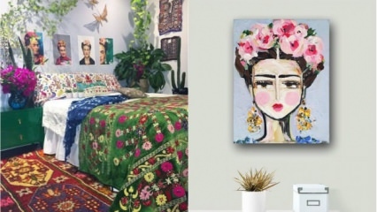 Dekorativni prijedlozi u skladu sa stilom "Frida Kahlo"